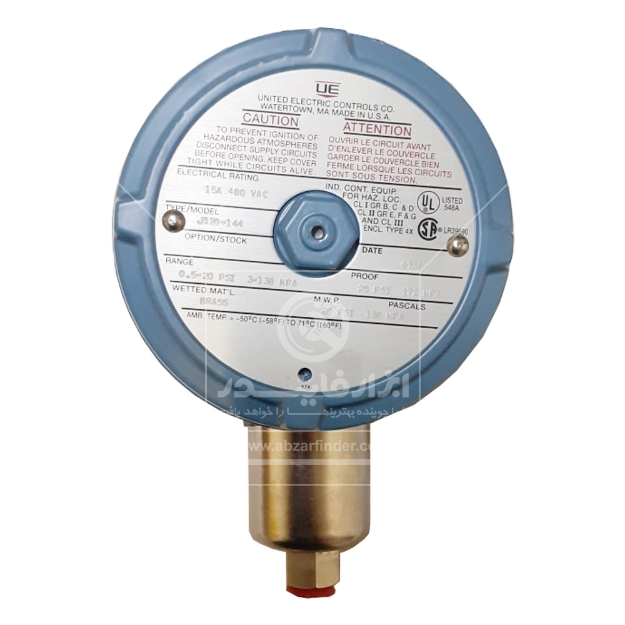 پرشر سوئیچ ضدانفجار یونایتد الکتریک مدل J120-144 