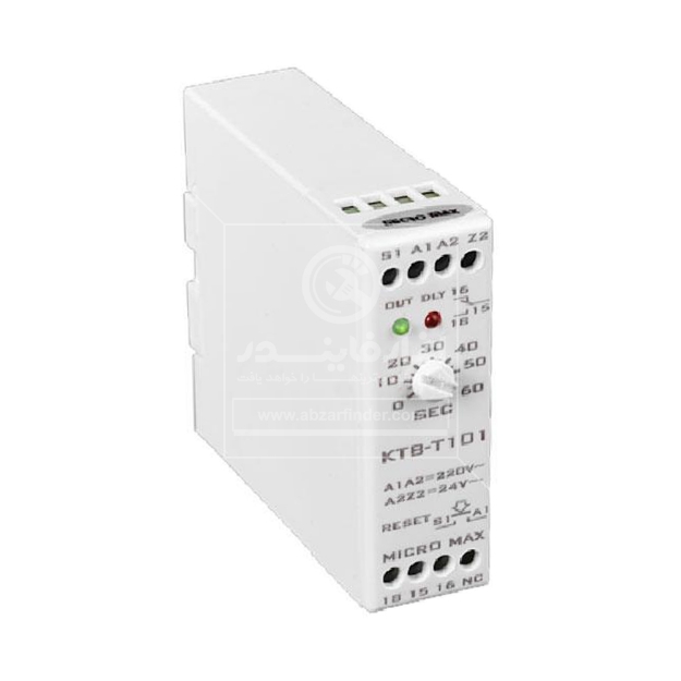 رله تایمر صنعتی کتابی میکرومکس مدل KTB-T101