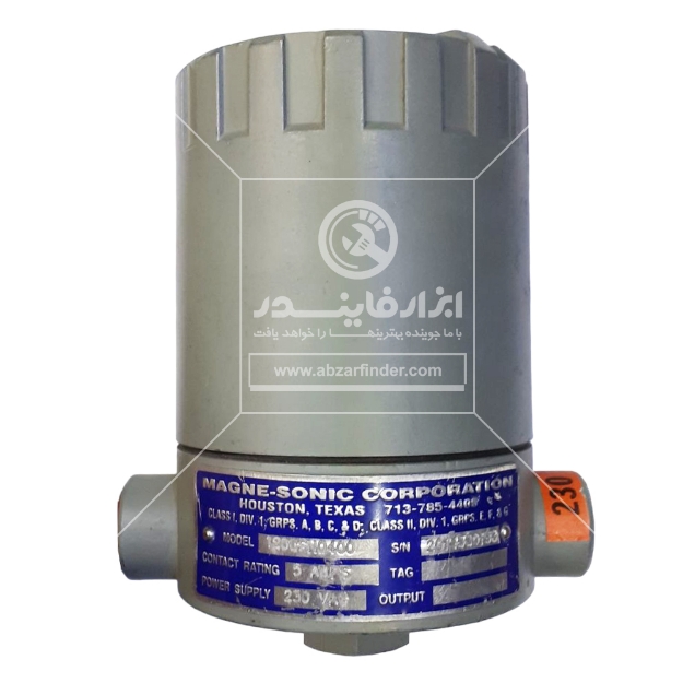 سوئیچ سطح مایعات برند MAGNE-SONIC مدل 120GSN0400
