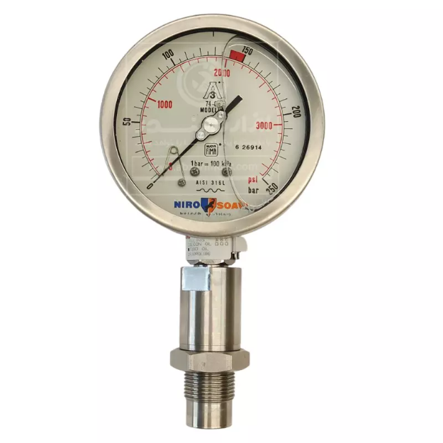 گیج فشار هموژنایزر نووا فیما مدل 0-74