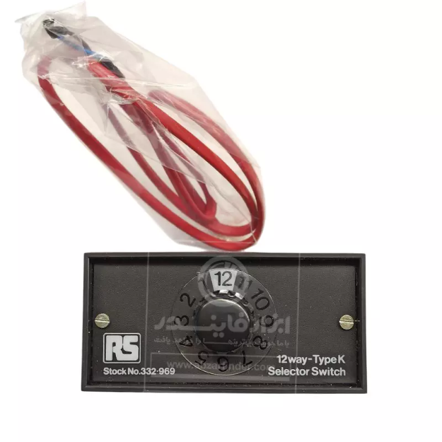 سوئیچ انتخاب‌گر ترموکوپل 12 کاناله RS