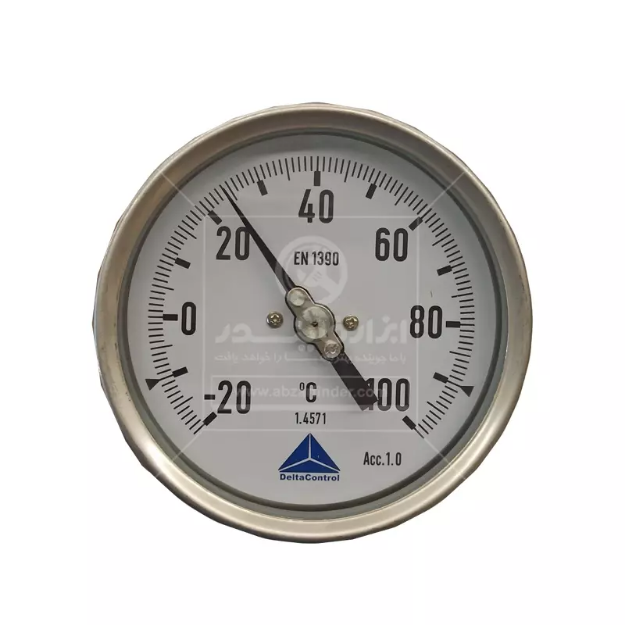 ترمومتر تاشو صفحه 10 سانت دلتا کنترل  با طول سنسور 160  میلی متر