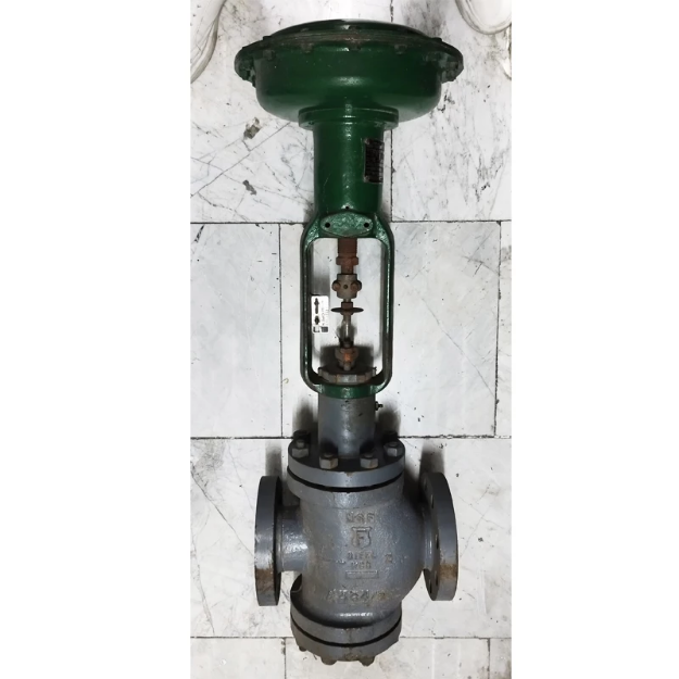 کنترل ولو نیوماتیک فیشر با اکچویتور 657AR  سایز 3 اینچ