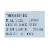ترمومتر اتصال از پشت دلتا کنترل رنج 160 درجه سانتیگراد  و طول 300 میلی متر   