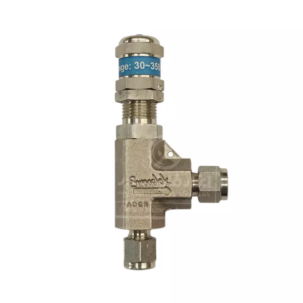 شیر تخلیه فشار Swagelok مدل SS-RL3S4  رنج (30 تا 350 psi)  