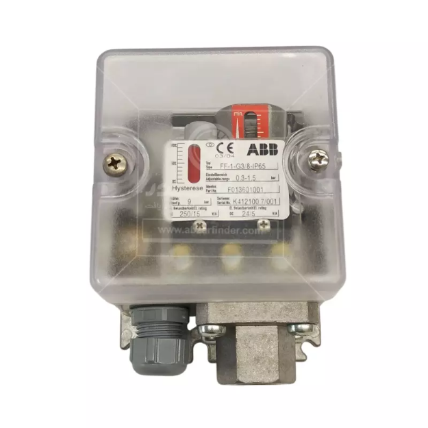 پرشر سوئیچ کانکشن آلیاژ آلومینیوم ABB مدل FF-1-G3/8 