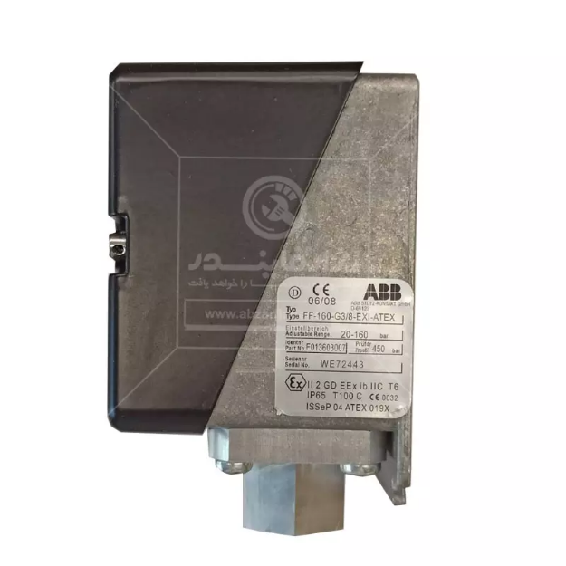 پرشرسوئیچ ضد انفجار ABB مدل FF-160-G3/8-EXI رنج 20 تا 160 بار  