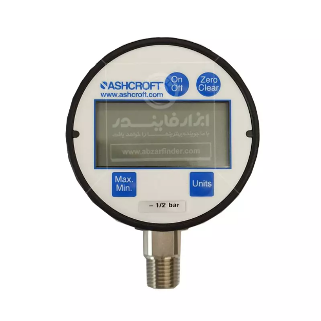 تست گیج فشار دیجیتالی اشکرافت مدل D1005PS-02-L رنج 0 تا 2 بار 