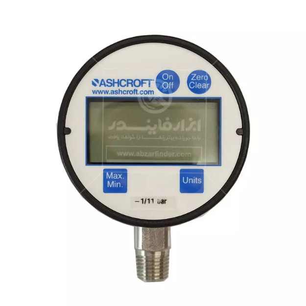 تست گیج فشار دیجیتالی اشکرافت مدل D1005PS-02-L رنج 1- تا 11 بار  