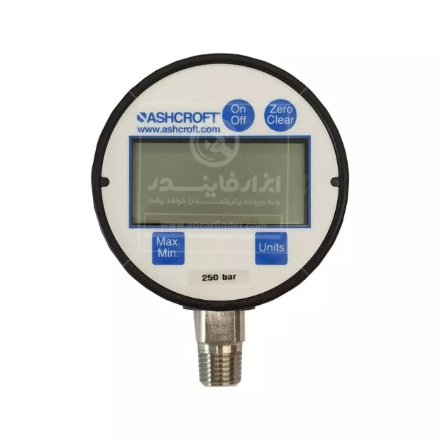 تست گیج فشار دیجیتالی اشکرافت مدل D1005PS-02-L رنج 0 تا 250بار      