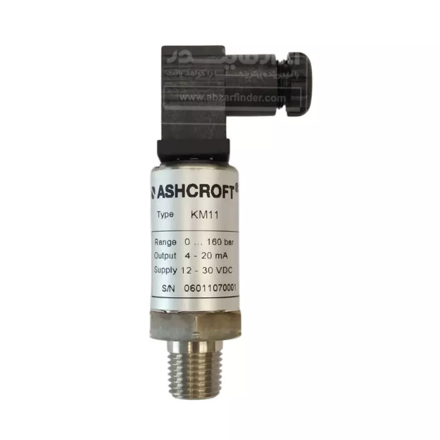 ترانسمیتر فشار اشکرافت مدل km11 رنج 0 تا 160 بار    