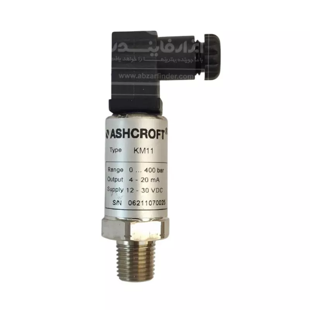 ترانسمیتر فشار اشکرافت مدل km11 رنج 0 تا 400 بار  